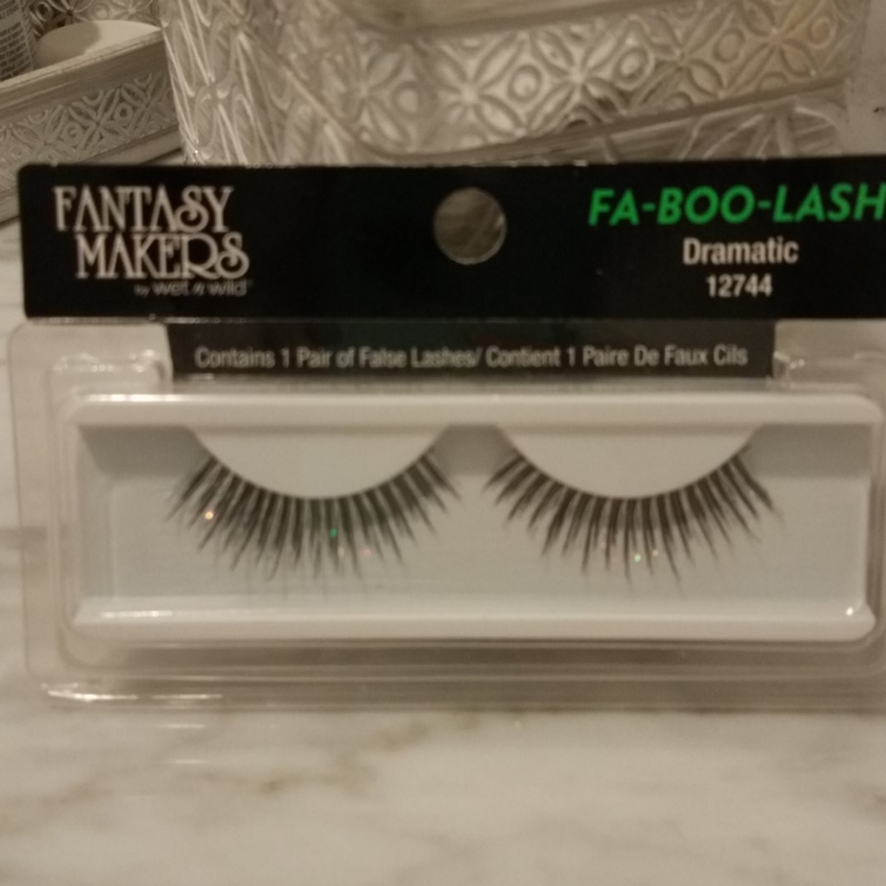 Fantasy Makers Glittery False Eyelashes Halloween